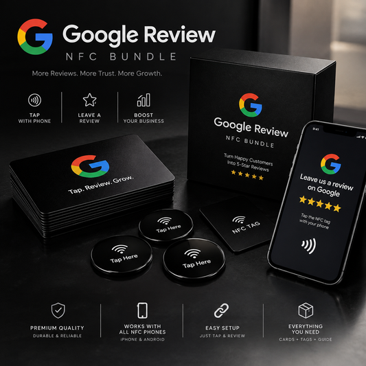 Google NFC Review Card Vendor